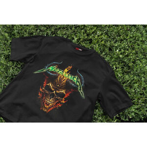 Band rock T-shirt | Metallica Fire Skull T-Shirt | Vintage Band Tee | Hard Rock